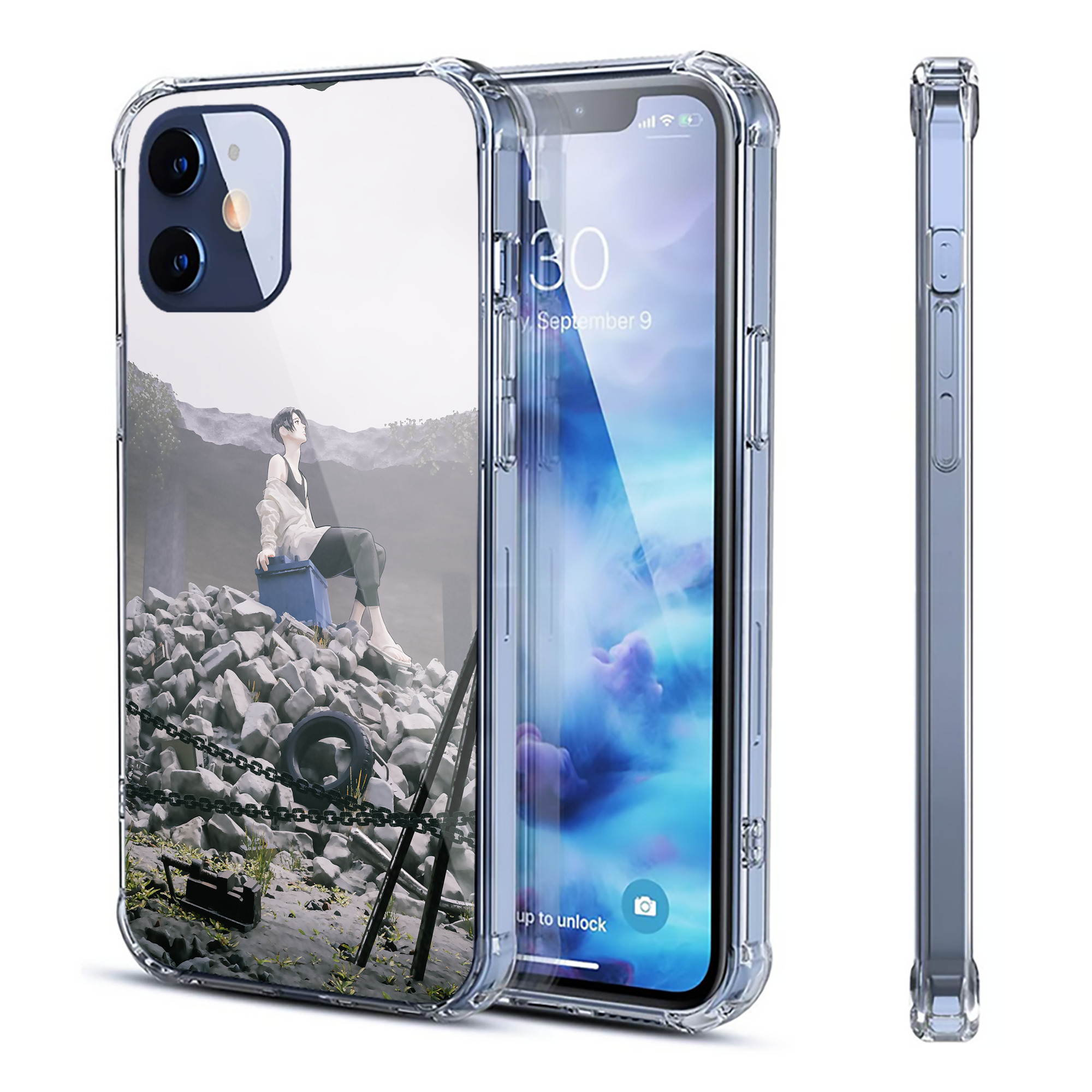 （画像用） 東京リベンジャーズ Tokyo Revengers 【iPhone 12シリーズ対応】透明スマホケース（クリアソフトケース）
